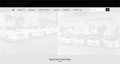 Desktop Screenshot of decentcarrentals.com